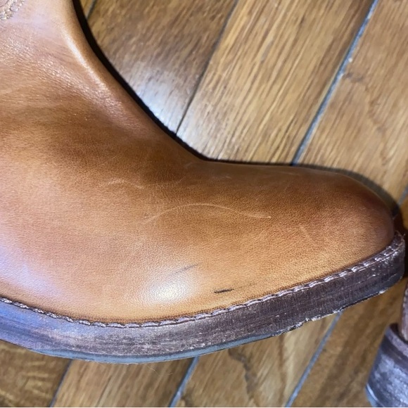 NEW Free People Everly Leather Equestrian Tall Riding Boots Anthropologie 37 6.5 - Picture 11 of 13